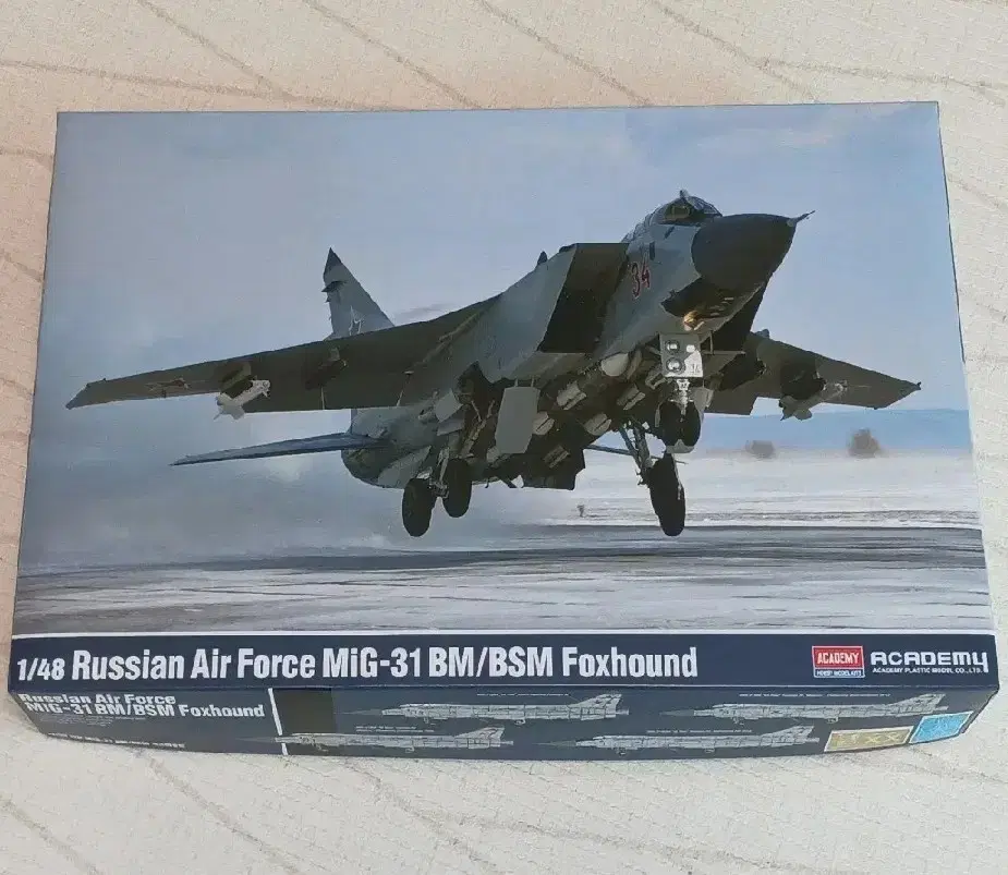 아카데미 프라모델 팝업스토어 한정판1/48 MIG-31 BM/BSM